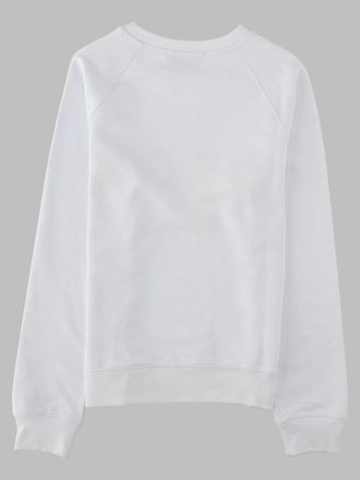 Msgm Logo-Print Cotton Sweatshirt - White