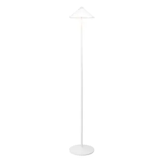 Zafferano L&aacute;mpara de pie led aluminio recargable blanca 6w xxl ip65