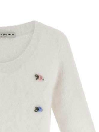 Alessandra Rich Wool Womens Cardigan