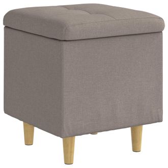 vidaXL Vidaxl Pouf Con Storage Talpa 40 X 40 X 45 Cm Tessuto