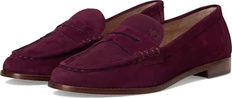 Lauren Ralph Lauren Wynnie Suede Loafers Womens Shoes Dark Garnet : 8 B - Medium, Leather/Suede
