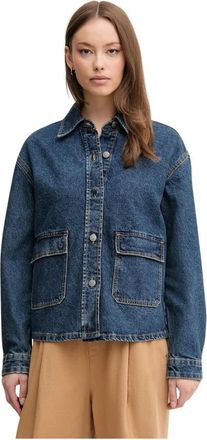 Benetton Chaqueta Vaquera Trucker - Jackets - Mujer - Azul - S