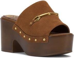 Vince Camuto Efellan Platform Sandal in Burnt Sugar at Nordstrom Rack, Size 6.5
