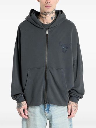 New Era Felpa Chicago Bulls con zip - Grigio