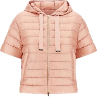 Herno Korte Roze Gewatteerde Jas Vrouwen - Dames - Winterjassen - Roze - S - Jassen