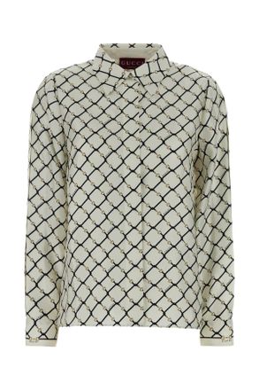 Gucci Printed Silk Shirt