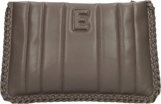 Ermanno Scervino Faux Leather Clutch - Dames - Clutches - Bruin - ONE Size - Leer - Tassen