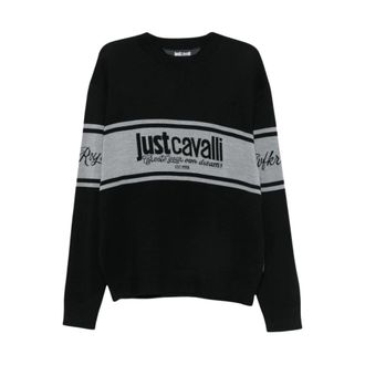Just Cavalli Maglieria Girocollo - - Knitwear - Uomo - Nero - M