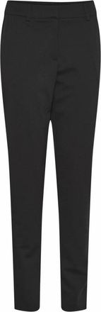 Ichi Slim-fit Broeken - Dames - Slim Fit Broeken - Zwart - 3XL - Polyester - Broeken