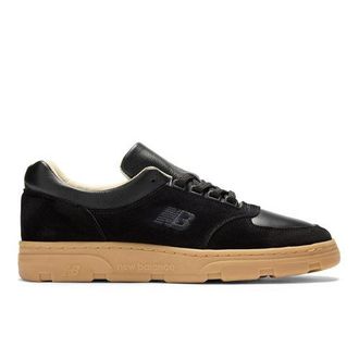New Balance Unisex Made in UK Allerdale en Negro/Marr&oacute;n/Beige, Cuero, Talla 40.5