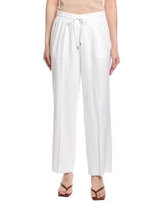 Jones New York Drawstring Linen-Blend Pant