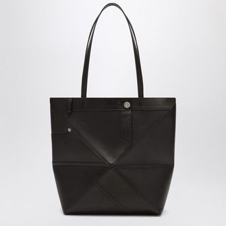 Loewe Medium Puzzle Fold Panta Tote bag in Vintage Brown