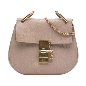 Chloé Pre-owned Mini Bags, female, Brown, Size: ONE SIZE Pre-owned Leather Crossbody Bag