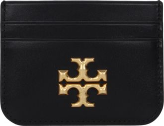 Tory Burch Tory Burch Eleanor Damens Dokumentenhalter aus Leder, Schwarz