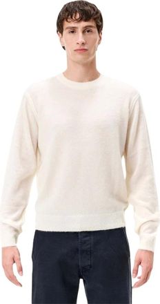 Cycle Omar Maglione Girocollo in Alpaca - - Knitwear - Uomo - Bianco - XL