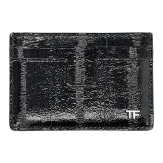 Tom Ford Black Leather Cardholder Wallet