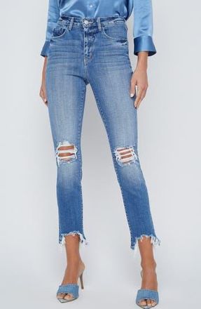 L'agence High Line Destroyed Skinny Jeans in Huxley Des at Nordstrom Rack, Size 34