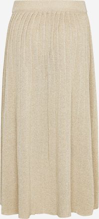 Emporio Armani Girls Skirt - Gold viscose - Size 6Y