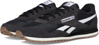 Reebok Lifestyle Classic AZ Shoes Washed Black/Black/Chalk : Mens 10.5 - Womens 12 Medium, Leather
