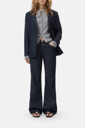 Closed Gillan Wide Leg Jeans In Dark Blue