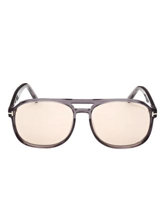 Tom Ford Eyewear pilot-frame sunglasses - unisex - Acetate - 58 - Neutrals