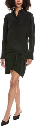 The Kooples Washed Silk Shirtdress