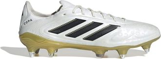 adidas Mens Copa Pure 3 Elite Adults Soft Ground Football Boots in White/Blk/Gold