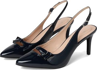 Bandolino Gelli High Womens Heels Navy Patent : 7.5 M, Synthetic