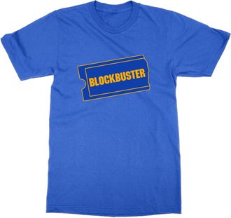 Generic Blockbuster T-Shirt (Blue, XXL)