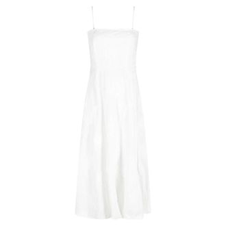 Rotate ROTATE Birger Christensen, Midi Dresses, female, White, Size: 2XS Midi Dresses