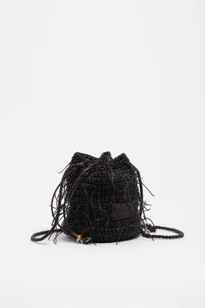 Bimba & Lola Plaited Mini Bag in Dark Chocolate at Nordstrom
