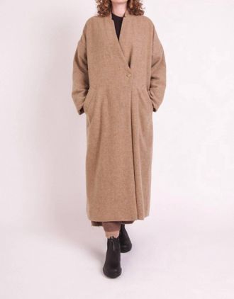 Elsa Esturgie Hetre Coat In Camel
