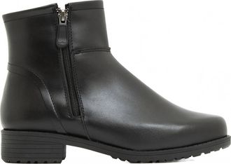 Toe Warmers Womens Douvres Ankle Boots In Black