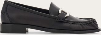 Ferragamo Donna Mocassino ornamento Gancini Nero Taglia 35.5