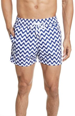 Frescobol Carioca Copacabana Sport Swim Shorts in Navy Blue at Nordstrom, Size X-Large