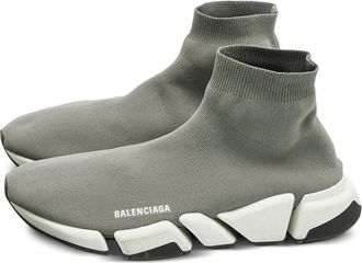 Balenciaga Sneakers in maglia senza lacci - Grigio