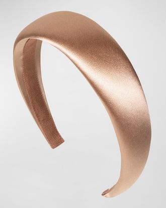 Jennifer Behr Kate Padded Satin Headband