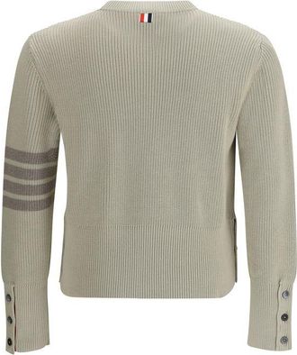 Thom Browne Mens Beige Cotton Sweatshirt Clothing