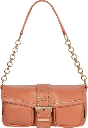 Jeffrey Campbell Night Out Leather Shoulder Bag in Coral at Nordstrom