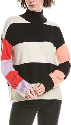 Isla Sadie Colorblock Cashmere Sweater