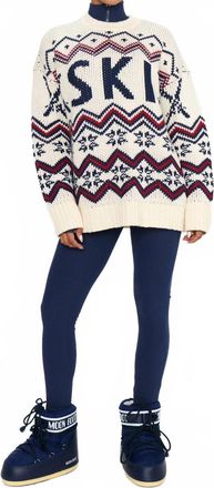 Show me your Mumu Ski In Sweater In Cream Knit