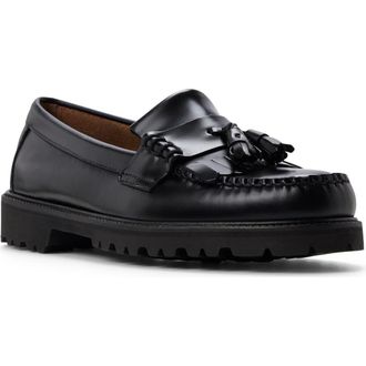 G.H. Bass & Co. Layton Leather Penny Loafer in Black at Nordstrom, Size 8