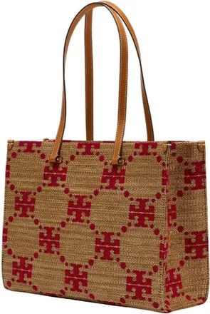 Tory Burch Womens Tote Beige Synthetic