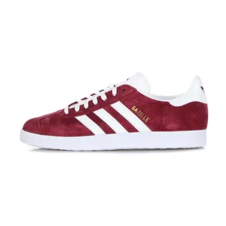 adidas Sneakers, male, Red, 9 1/3 UK, Burgundy Suede Low Top Sneaker