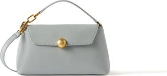 Furla Sfera Soft Mini Schoudertas - Dames - Handtassen - Blauw - ONE Size - Leer - Tassen