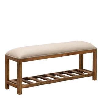 Chehoma Banco de madera beige