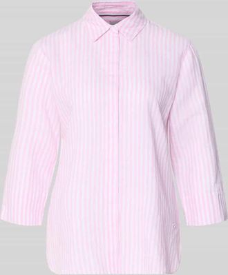 Brax Brax Regular Fit Hemdbluse aus reiner Baumwolle Modell VIKI in Rosa, Gr&ouml;&szlig;e 38