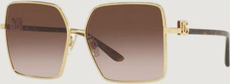 Dolce & Gabbana Occhiali da sole in metallo tartaturgato