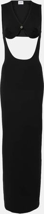 Jean Paul Gaultier Cutout jersey gown