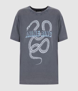 Anine Bing Tee-Shirt Lili Washed Black